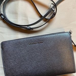 Michael Kors Silver Crossbody Purse